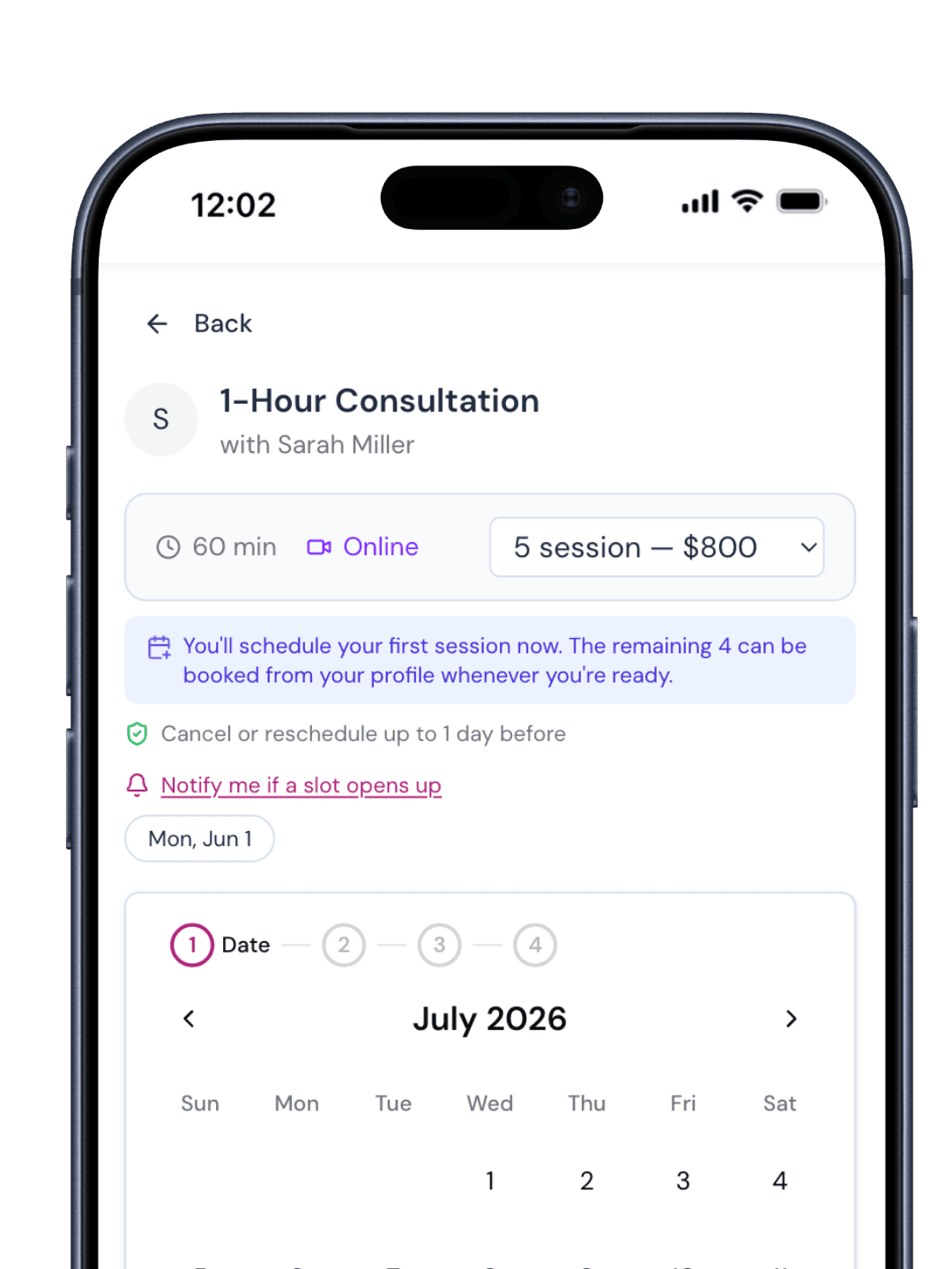 Your calendar fills itself.